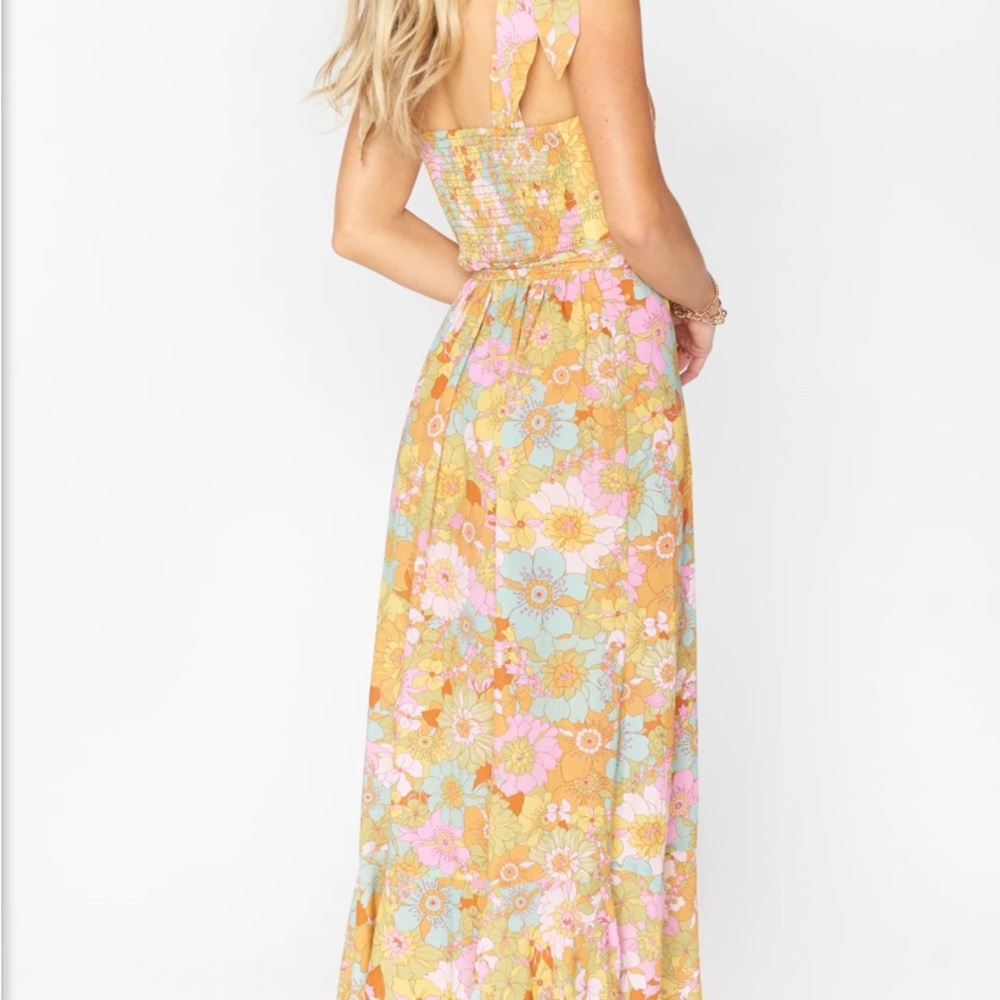 Show Me Your MuMu Groovy Blooms Floral Midi Dress - Picture 2 of 5